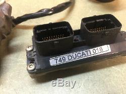 03 04 05 06 07 Ducati 749 749s 999 Complete Lock Set Key Set Ecu CDI Speedo Tach