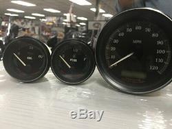 04-13Harley Touring Speedometer Tachometer Oil Volt Fuel Air Tach Speedo Gauges
