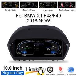 10'' LCD Digital Speedo Instrument Cluster Gauges For Bmw X1 X2 F39 F48 F49