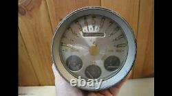 1949 1950 Nash Bullet Uniscope Speedometer Gauge Trog Scta Rat Rod Speedo Truck