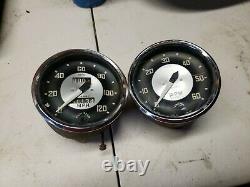 1955-56 Austin Healey 100-4 Smiths Tachometer & speedometer gauges speedo tach i