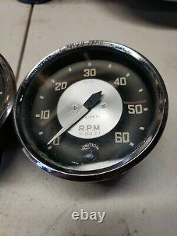 1955-56 Austin Healey 100-4 Smiths Tachometer & speedometer gauges speedo tach i