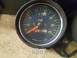 1972 Kawasaki H2 750 h 2 triple mach gauges speedometer tach speedo original Set