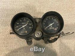 1972 Suzuki GT550 Speedometer Gauge Speedo Bracket Tachometer Tach GT 550