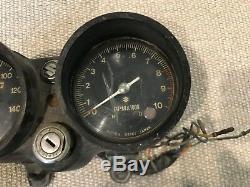 1972 Suzuki GT550 Speedometer Gauge Speedo Bracket Tachometer Tach GT 550