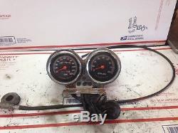 1991 Harley Sportster Fxr Gauges Meter Speedo Tach Speedometer Tachometer Used