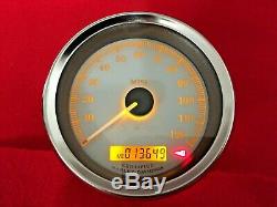 2006 Harley Street Glide Gauges Speedometer 13k Speedo Tach Silver Face Touring