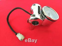 2015 Harley Cvo Softail Deluxe 4 Speedo Tach Gauge Speedometer Mount & Risers