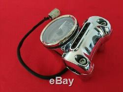 2015 Harley Cvo Softail Deluxe 4 Speedo Tach Gauge Speedometer Mount & Risers