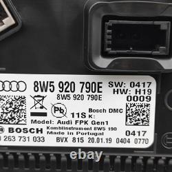 2019 AUDI A5 F5 MK2 INSTRUMENT CLUSTER SPEEDOMETER 8W5920790E 2.0 DIESEL 140kW