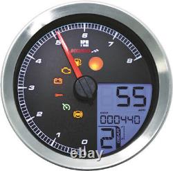 27-5797s Speedo / Tach Sil Bezel LCD Color Change Display Koso Ba051201