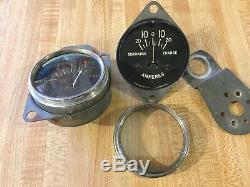 32 33 34 Ford Auburn Vintage Dash Instrument Gauge Amp & Gas Tested And Working