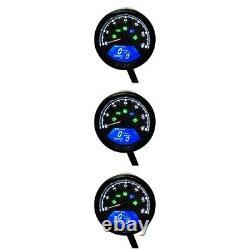 3pcs 12000RPM LCD Digital Speedometer Tachometer Odometer Speedo Meter Tacho Tac