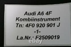 4F0920901J Audi A6 4F 280 km/h DIESEL Tacho cluster Kombiinstrument -1