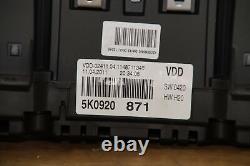 5K0920871 speedometer VW Golf 6 (5K1) 1.4 2011 instrument cluster 74,000 speedometer
