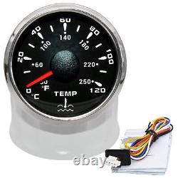 5 Gauge Set 85mm GPS Speedo 200MPH WithTacho&52mm Fuel Water Temp Oil Pressure