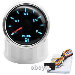 5 Gauge Set 85mm GPS Speedo 200MPH WithTacho&52mm Fuel Water Temp Oil Pressure