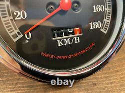 67030-91 Harley Speedometer Kilometer Mech. Tachometer Tacho Restauriert