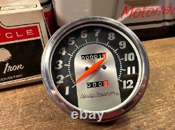 67064-85T 80's MPH HARLEY DAVIDSON MILES SPEEDOMETER TACHOMETER TACHO NOS RARE
