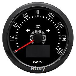 6 Gauge Set 85mm GPS Speedo&Tacho&52mm Fuel Level Water Temp Oil Pressure Volt