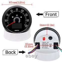 6 Gauge Set 85mm GPS Speedo&Tacho&52mm Fuel Level Water Temp Oil Pressure Volt