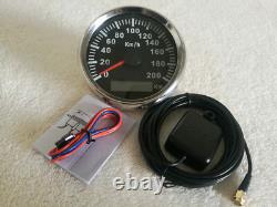 6 Gauge Set With Senders 200km/h Speedo Tacho Fuel Temp Volts Oil Pressure Black