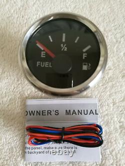 6 Gauge Set With Senders 200km/h Speedo Tacho Fuel Temp Volts Oil Pressure Black