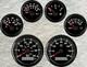 6 Gauge Set With Senders 35mph 60 Kph Speedo Tacho Fuel Temp Volts Oil Pressure