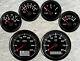 6 Gauge Set With Senders 40mph 85mm GPS Speedo Tacho Fuel Temp Volt Oil Pressure