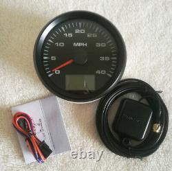 6 Gauge Set With Senders 40mph 85mm GPS Speedo Tacho Fuel Temp Volt Oil Pressure