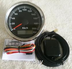 6 Gauge Set with Sender 200KM/H Speedo Tacho Fuel Temp Volt Oil Pressure Red LED