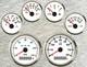 6 Gauge Set with Sender 85MM 120MPH GPS Speedo Tacho Fuel Temp Volt Oil Pressure