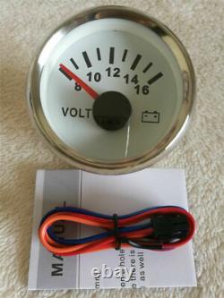 6 Gauge Set with Sender 85MM 120MPH GPS Speedo Tacho Fuel Temp Volt Oil Pressure