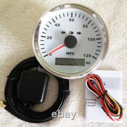 6 Gauge Set with Sender 85MM 120MPH GPS Speedo Tacho Fuel Temp Volt Oil Pressure