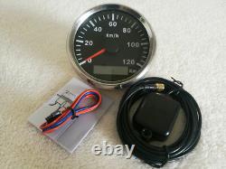 6 Gauge Set with Senders Speedo 120km/h Tacho Fuel Temp Volts Oil Pressure Black