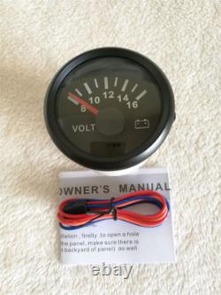 6 Gauge set 200MPH 300KM/H Speedo Tacho Fuel Level Water Temp Volt Oil Pressure