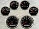 6 gauge set 120mph speedo with signal lights tacho fuel temp volts oil pressure