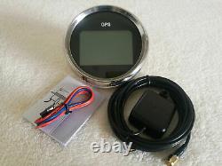 6 gauge set 85mm GPS speedo mph kmh cog tacho fuel temp volts oil pressure black