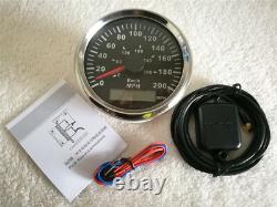 6 gauge set with senders 200mph 300km/h speedo tacho fuel temp volt oil pressure