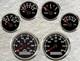 6 gauge set with senders 40MPH 35Knots speedo tacho fuel temp volts oil pressure