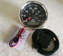 6 gauge set with senders 40MPH 35Knots speedo tacho fuel temp volts oil pressure