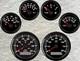 6 gauge set with senders 40mph 35knots speedo tacho fuel temp volts oil pressure