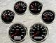 6 gauge set with senders 40mph 85mm GPS speedo tacho fuel temp volt oil pressure