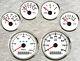 6 gauge set with senders gps 0-120km/h speedo tacho fuel temp volts oil pressure