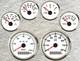 6 gauge set with senders gps 0-120km/h speedo tacho fuel temp volts oil pressure