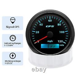 7 Gauge Set 85mm GPS Speedo 0-120MPH Tacho 6000RPM &52MM Fuel/Temp/Oil/Volt/Trim