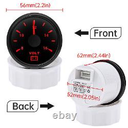 7 Gauge Set 85mm GPS Speedo 0-120MPH Tacho 6000RPM &52MM Fuel/Temp/Oil/Volt/Trim