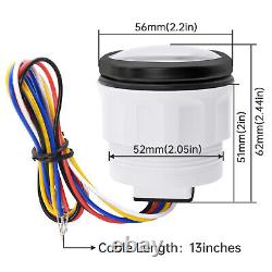 7 Gauge Set 85mm GPS Speedo 0-120MPH Tacho 6000RPM &52MM Fuel/Temp/Oil/Volt/Trim
