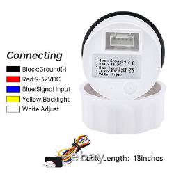 7 Gauge Set 85mm GPS Speedo 0-120MPH Tacho 6000RPM &52MM Fuel/Temp/Oil/Volt/Trim