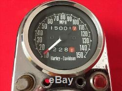 80's HARLEY FXE SPEEDOMETER TACHOMETER AMF TACH DYNA SPEEDO FXR SPORTSTER FX